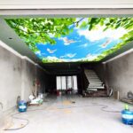 Trần nhà đẹp xuyên sáng 4D lắp đặt tại Tam Kỳ (2)